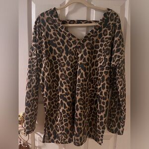 Leopard blouse